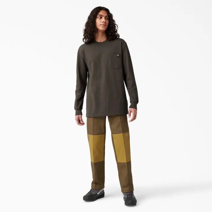 Heavyweight Long Sleeve Pocket TShirt Chocolate Brown Chocolate Brown cb Men Dickies Work Shirts Heavyweight Long Sleeve Pocket TShirt Chocolate Brown Chocolate Brown cb Men Dickies Work Shirts