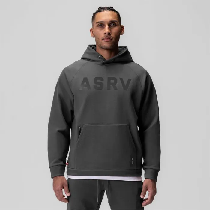 Hoodies and Sweatshirts Men ASRV TechTerry WeatherReady Training Hoodie Space Grey 034asrv034