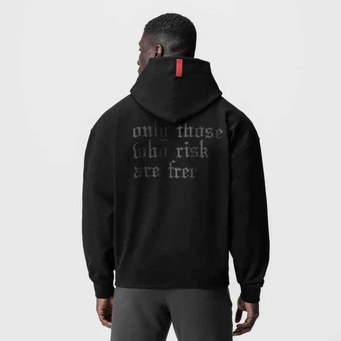 Hoodies and Sweatshirts Men ASRV TechTerry Zip Pocket Hoodie Blackblack 034otwr034