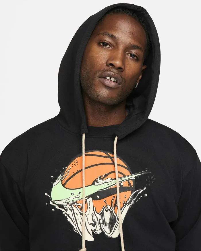 Hoodies And Sweatshirts Men Nike DriFIT Standard Issue Blacklime Blast