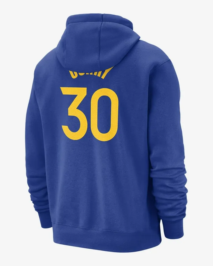 Hoodies And Sweatshirts Men Nike Golden State Warriors Club Rush Blue