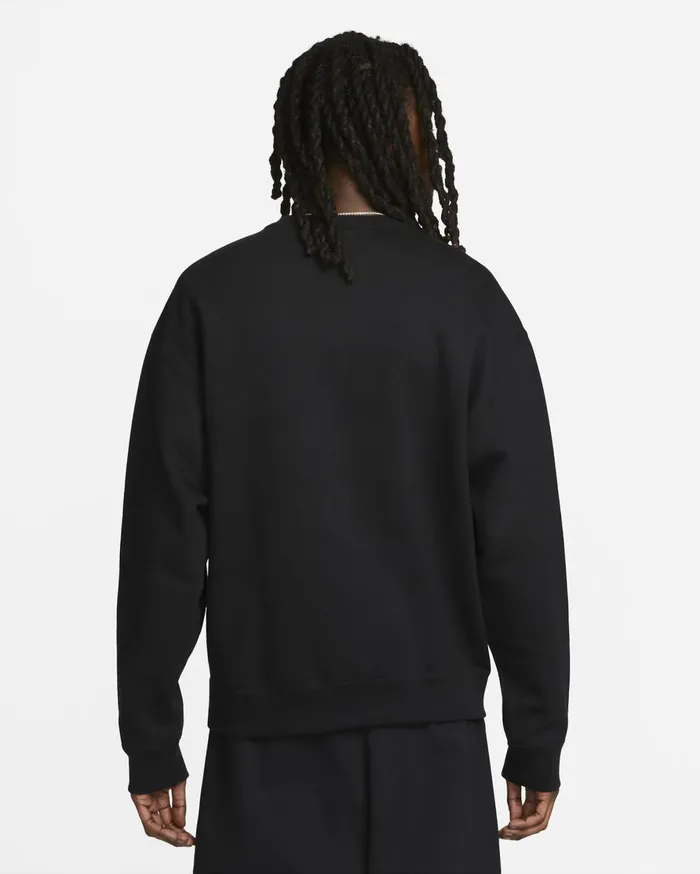 Hoodies And Sweatshirts Men Nike Solo Swoosh Blackwhite