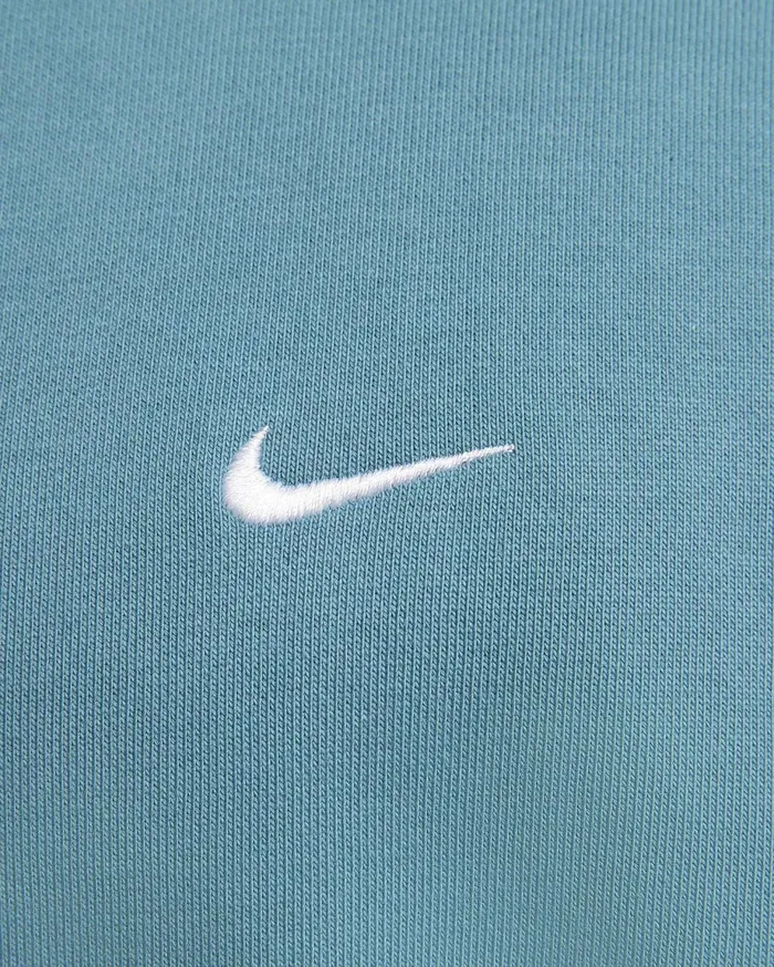Hoodies And Sweatshirts Men Nike Solo Swoosh Noise Aquawhite