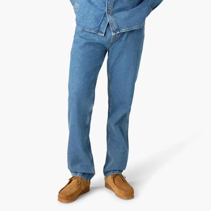 Houston Relaxed Fit Jeans Chambray Light Blue Chambray Light Blue clb Men Dickies Jeans Houston Relaxed Fit Jeans Chambray Light Blue Chambray Light Blue clb Men Dickies Jeans