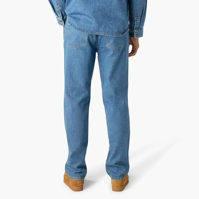 Houston Relaxed Fit Jeans Chambray Light Blue Chambray Light Blue clb Men Dickies Jeans