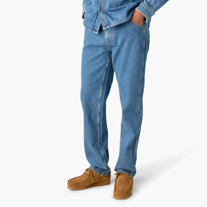 Houston Relaxed Fit Jeans Chambray Light Blue Chambray Light Blue clb Men Dickies Jeans