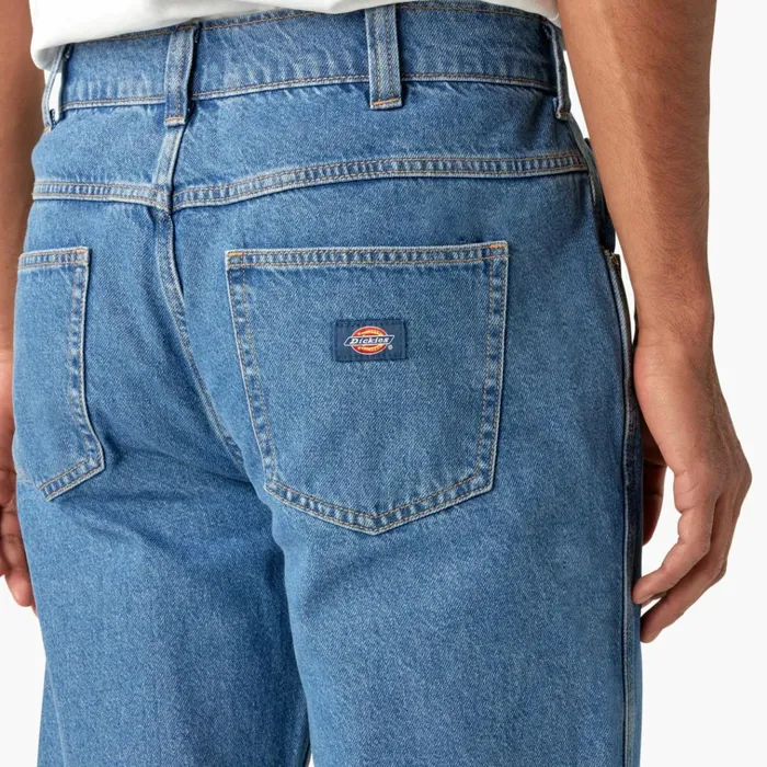 Houston Relaxed Fit Jeans Chambray Light Blue Chambray Light Blue clb Men Dickies Jeans