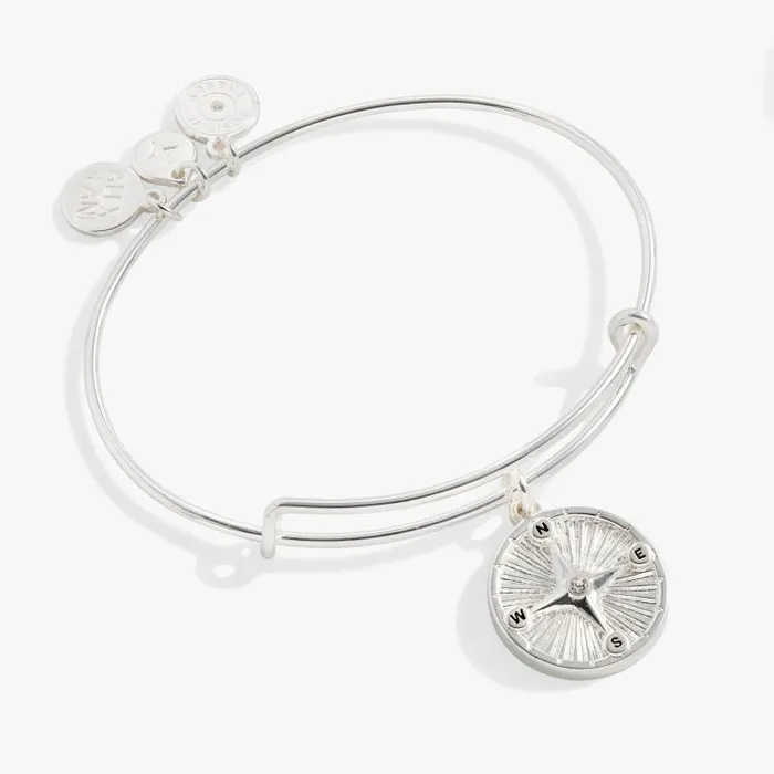 Iconic Women Alex And Ani Compass Charm Bangle Gold