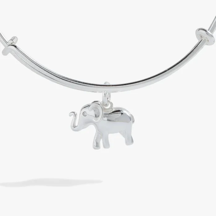 Iconic Women Alex And Ani Elephant Charm Bangle Silver