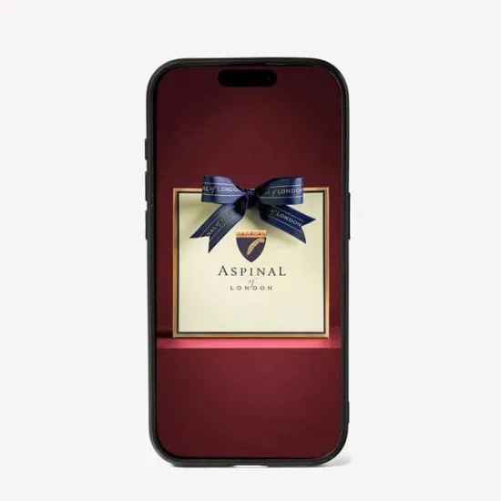 IPhone 15 Pro Case Navy Pebble Men Aspinal Of London Business Essentials