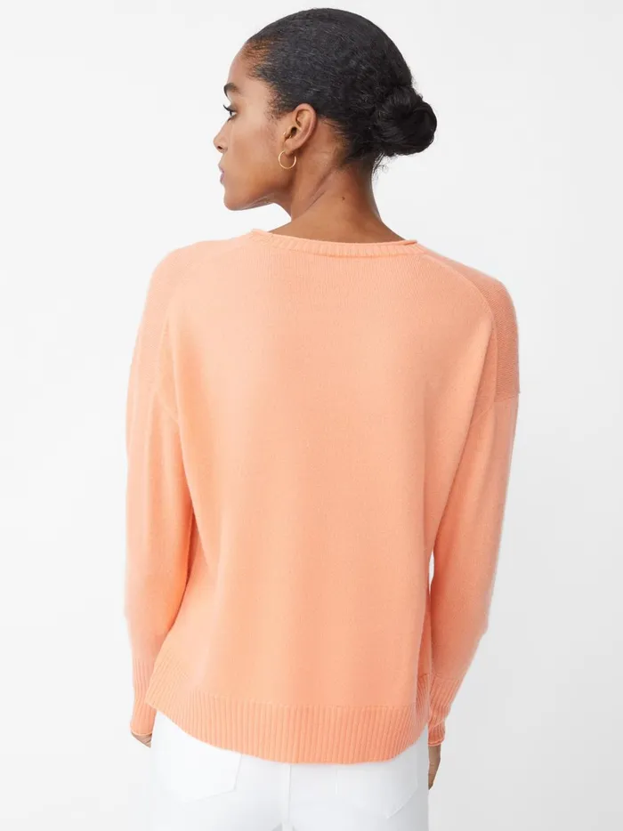 JMclaughlin Caitie Cashmere Sweater Apricot Women Sweaters
