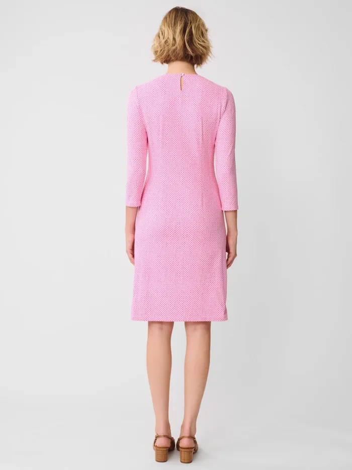 JMclaughlin Catalyst Dress In Textured Raffia Pinkwhite Women Dresses JMclaughlin Catalyst Dress In Textured Raffia Pinkwhite Women Dresses