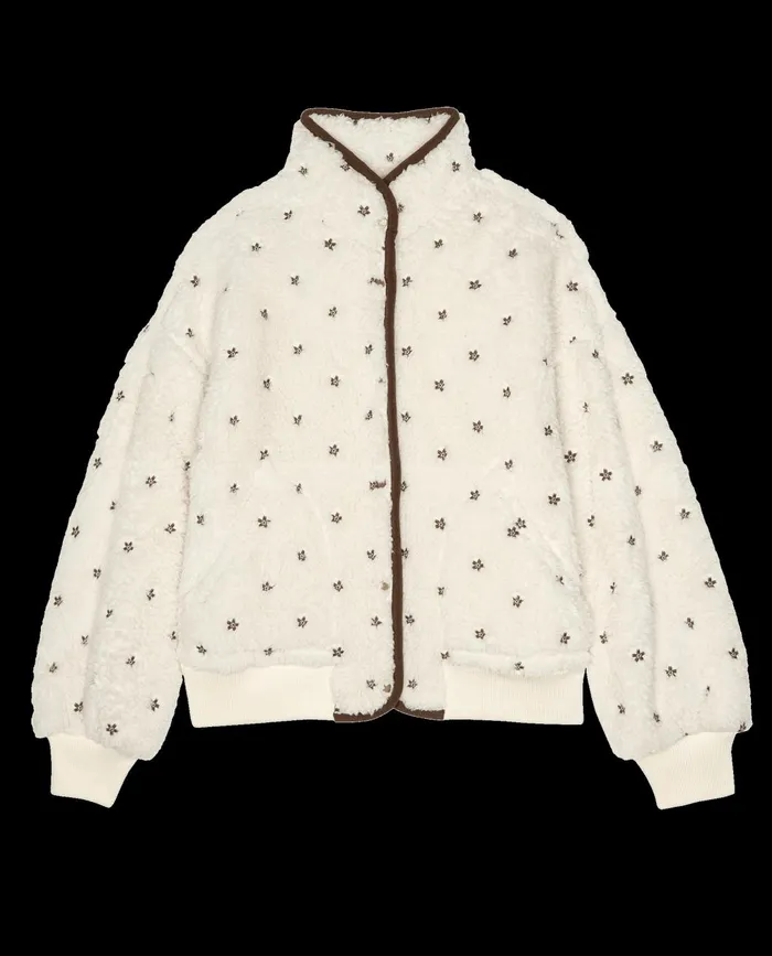 Jackets and Outerwear Women The Great The Blackbird Jacket Cream Jackets and Outerwear Women The Great The Blackbird Jacket Cream