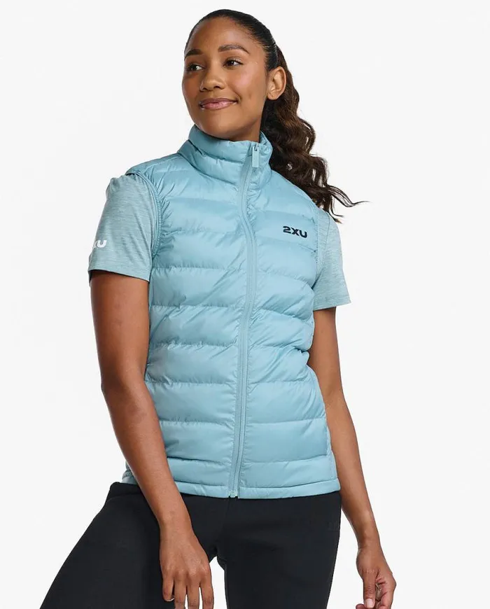 Jackets and Vests Womens 2XU Commute Packable Insulation Vest Chambray
