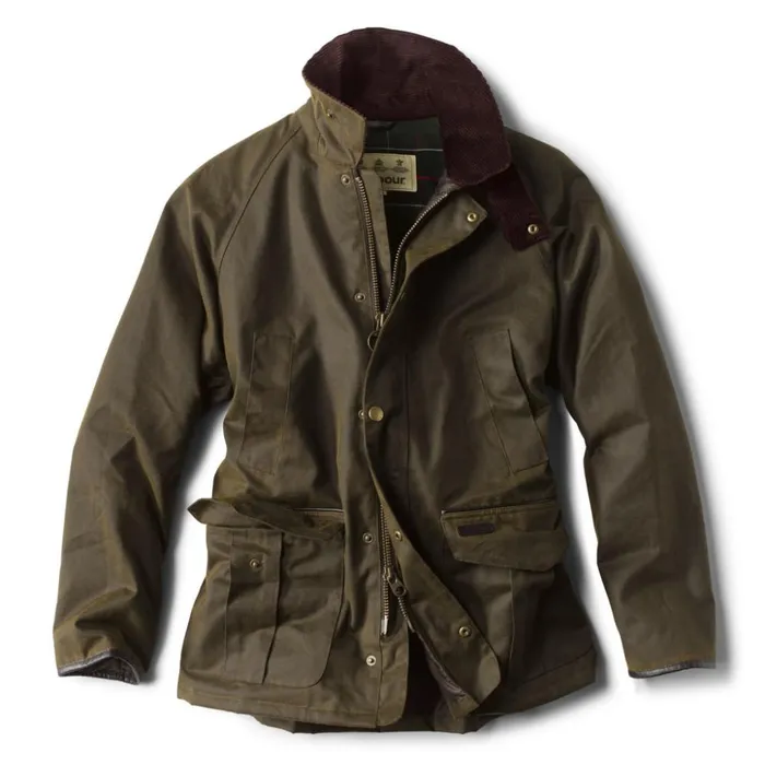 Jackets Men Orvis Barbour Stratford Wax Jacket Olive