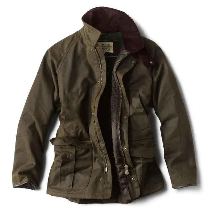 Jackets Men Orvis Barbour Stratford Wax Jacket Olive
