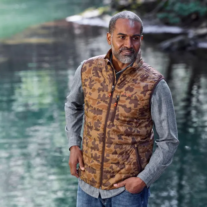 Jackets Men Orvis Recycled Drift Vest Orvis 1971 Camo