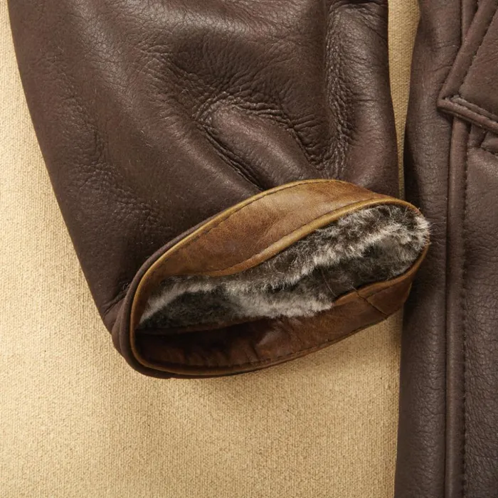 Jackets Men Orvis Worlds Finest Shearling Coat Brown