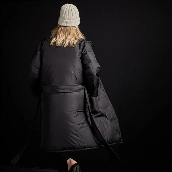 JacketsOuterwear Women James Perse YOSEMITE Down Duvet Coat Black