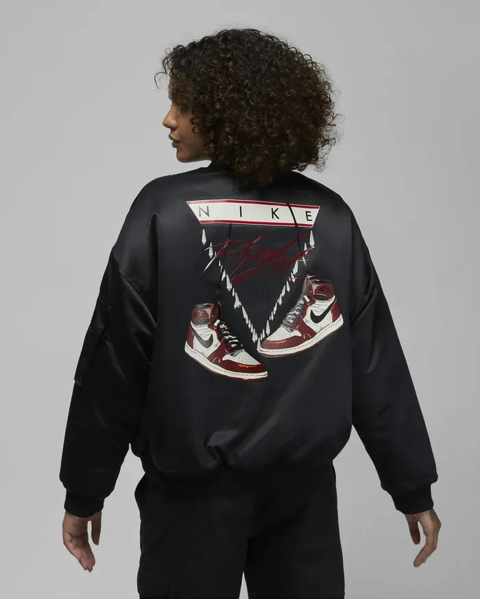 Jackets Women Nike Jordan Flight Renegade Black