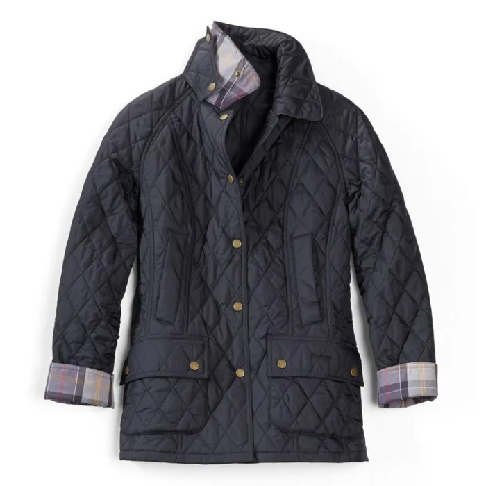 Jackets Women Orvis Barbour Summer Beadnell Quilted Jacket Navy