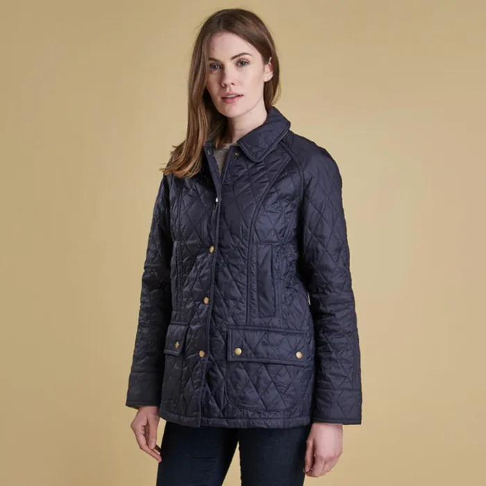 Jackets Women Orvis Barbour Summer Beadnell Quilted Jacket Navy