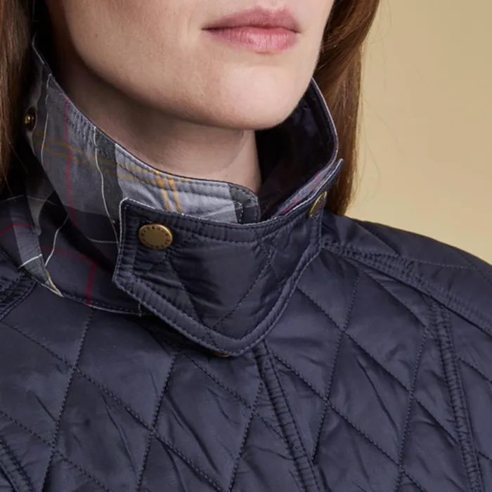 Jackets Women Orvis Barbour Summer Beadnell Quilted Jacket Navy