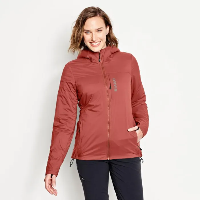 Jackets Women Orvis Womens PRO Insulated Hoodie Mineral Blue