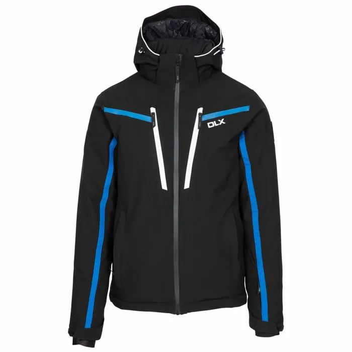 Jared DLX Slim Fit Ski Jacket With RECCO Black Men Trespass Ski Jackets
