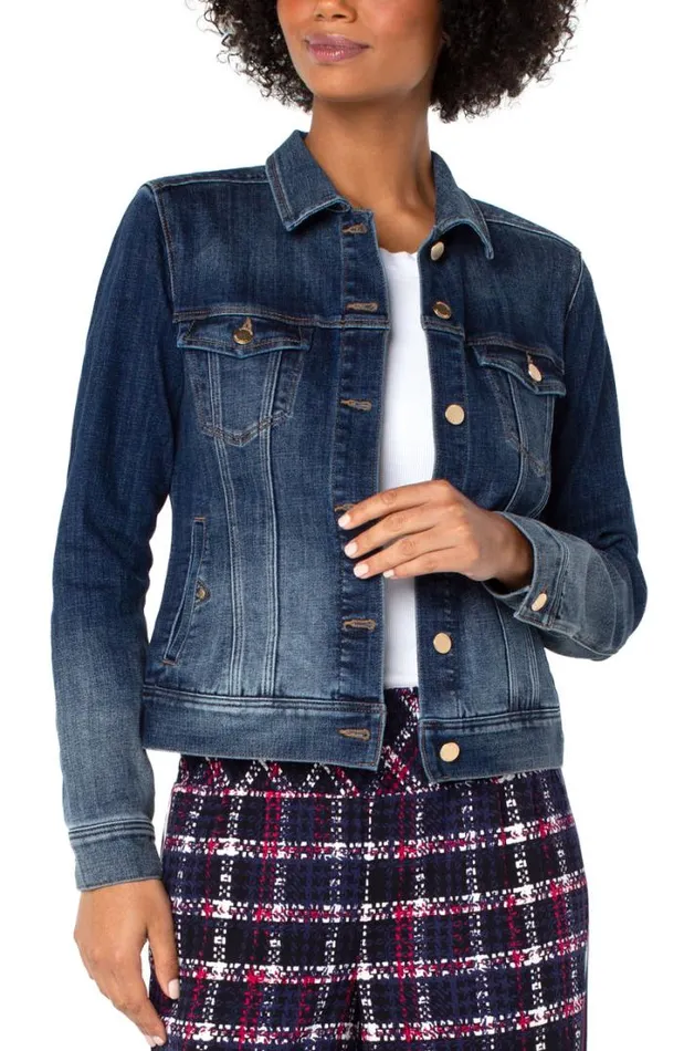 JEAN JACKETS Women Liverpool Los Angeles CLASSIC JEAN JACKET Glenrock