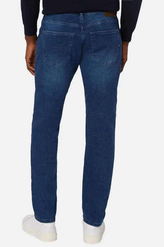 Jeans Men Boggi Milano Medium Blue Stretch Denim Jeans Indigo Jeans Men Boggi Milano Medium Blue Stretch Denim Jeans Indigo