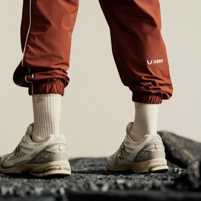 Joggers and Pants Men ASRV Ripstop Oversized Track Pant Brick