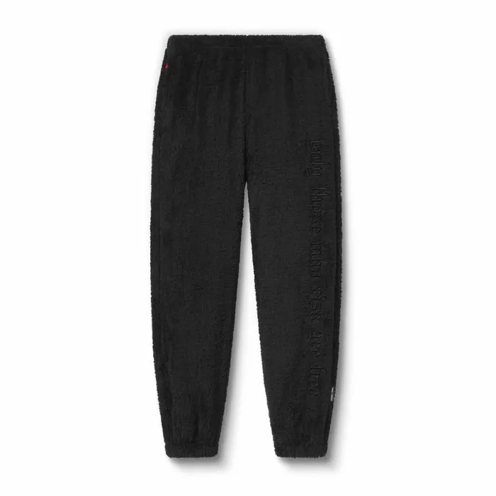 Joggers and Pants Men ASRV Sherpa Recovery Sweats Blackblack