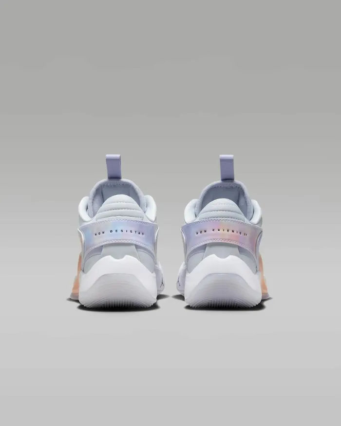 Jordan Kids Nike Luka 2 Football Greyoxygen Purplearctic Orangeblack