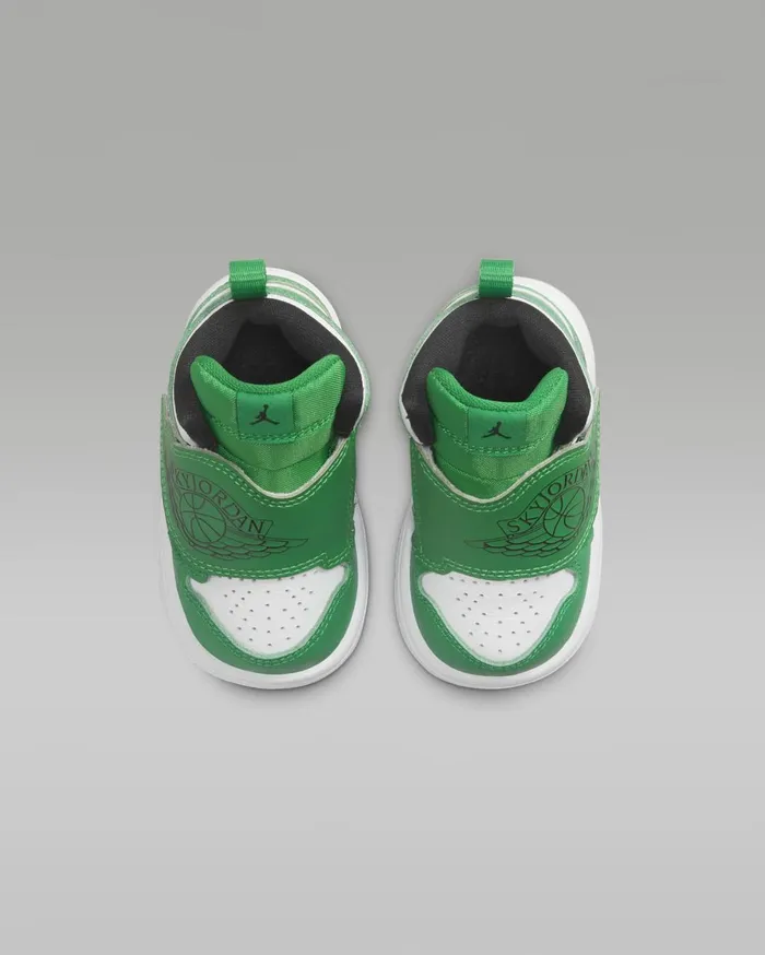 Jordan Kids Nike Sky Jordan 1 Lucky Greenwhiteblack