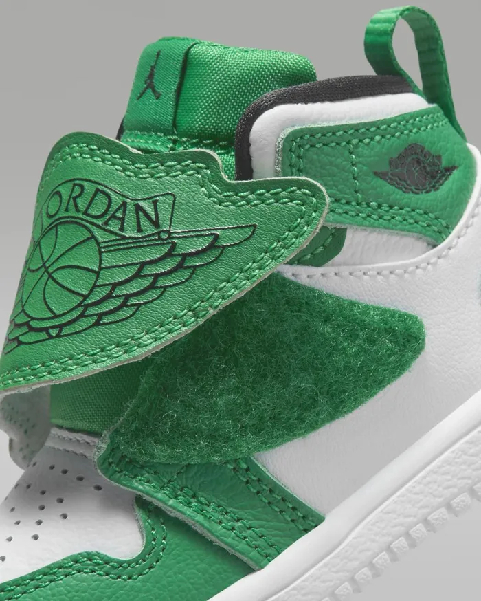 Jordan Kids Nike Sky Jordan 1 Lucky Greenwhiteblack
