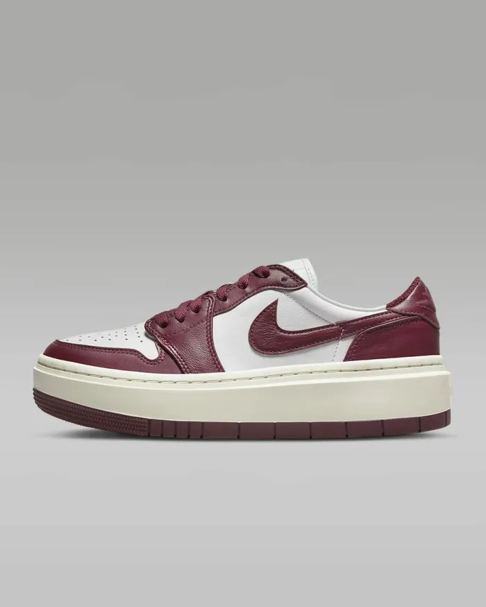 Jordan Women Nike Air Jordan 1 Elevate Low Whitesaildark Beetroot