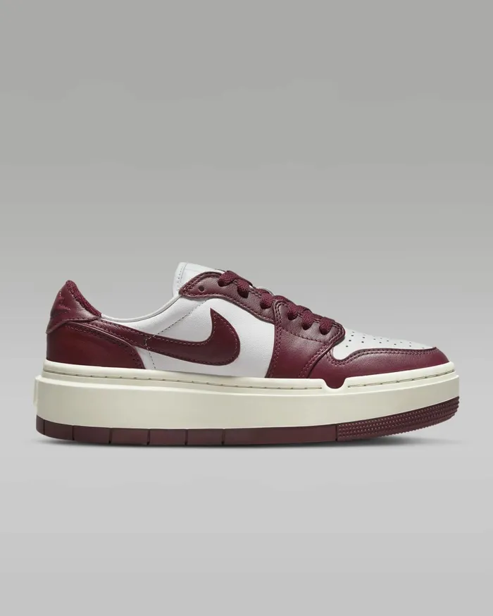 Jordan Women Nike Air Jordan 1 Elevate Low Whitesaildark Beetroot