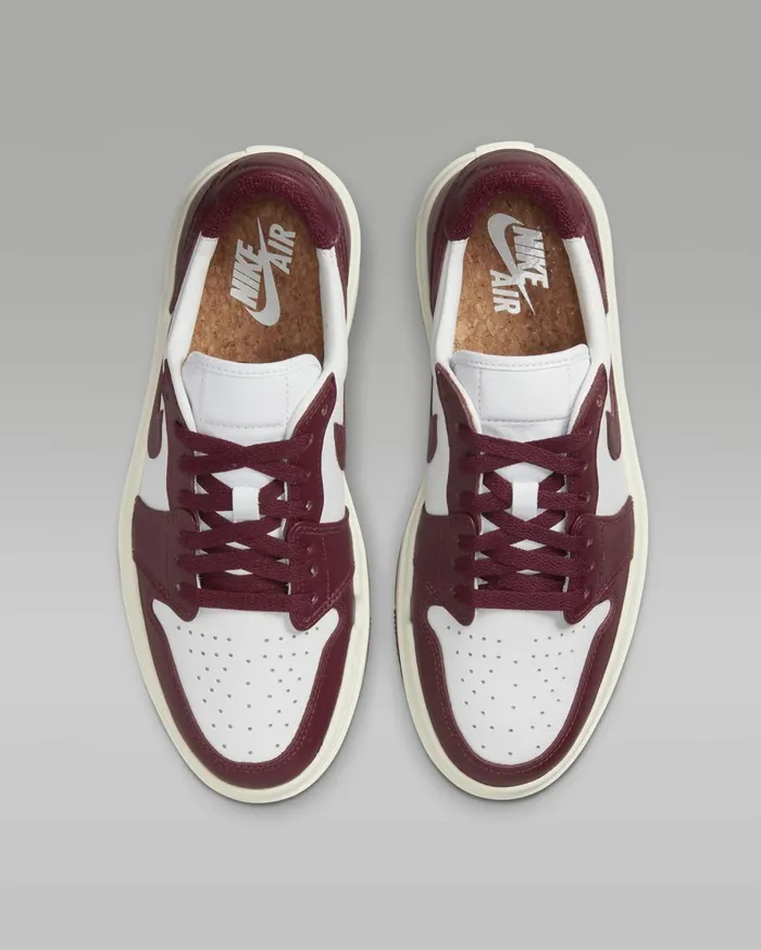 Jordan Women Nike Air Jordan 1 Elevate Low Whitesaildark Beetroot