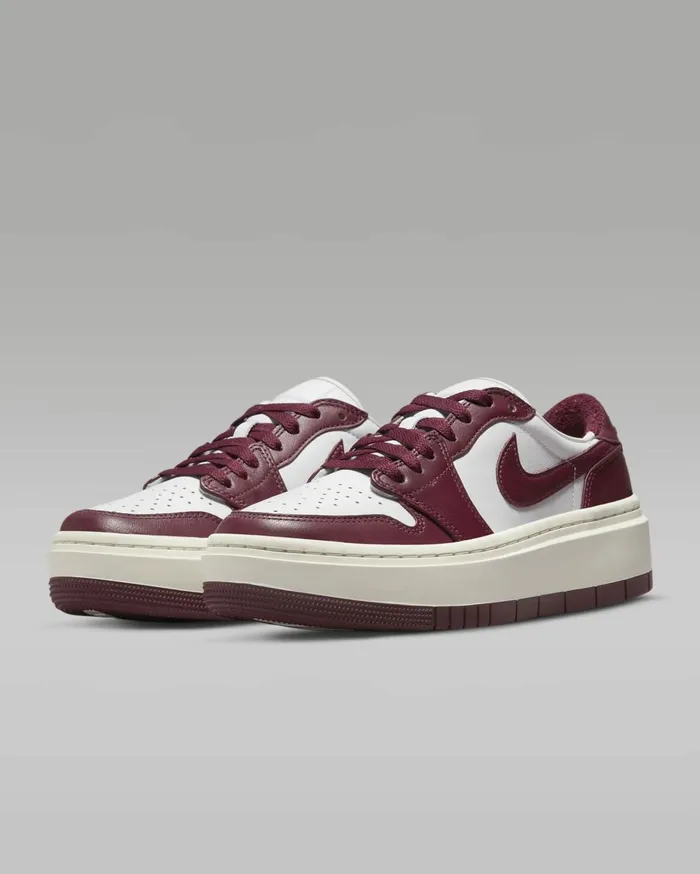 Jordan Women Nike Air Jordan 1 Elevate Low Whitesaildark Beetroot