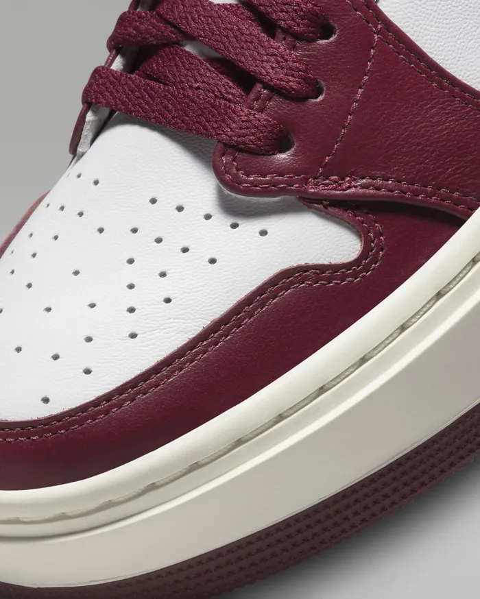 Jordan Women Nike Air Jordan 1 Elevate Low Whitesaildark Beetroot