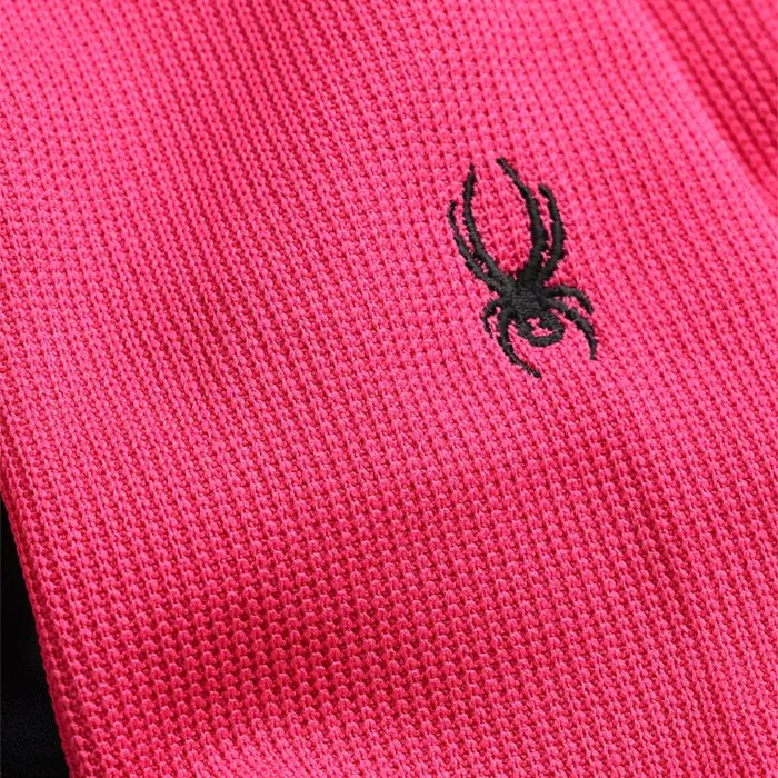 Kids Bandita Full Zip Pink Spyder Fleece
