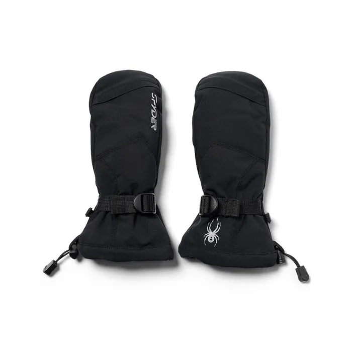 Kids Finn Black Spyder Gloves