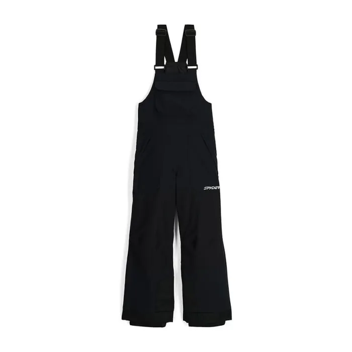Kids Scout Bib Black Spyder Insulated