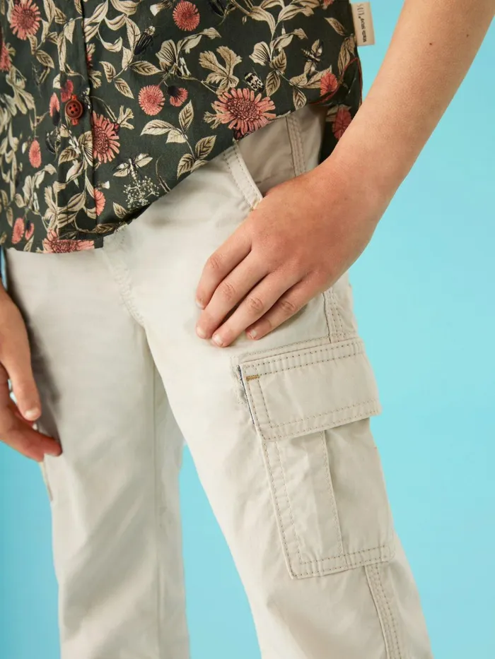 Kids White Stuff Trousers Caleb Cargo Trouser Light Natural Kids White Stuff Trousers Caleb Cargo Trouser Light Natural