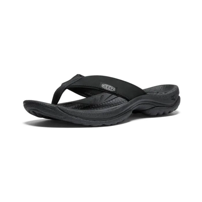 Kona Flip BlackVapor Leather FlipFlop Women KEEN SlipOns Kona Flip BlackVapor Leather FlipFlop Women KEEN SlipOns