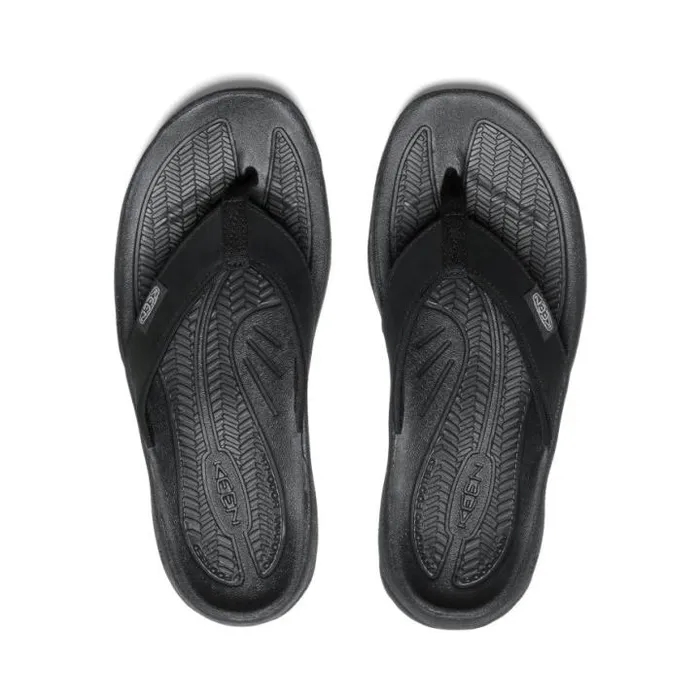 Kona Flip BlackVapor Leather FlipFlop Women KEEN SlipOns Kona Flip BlackVapor Leather FlipFlop Women KEEN SlipOns