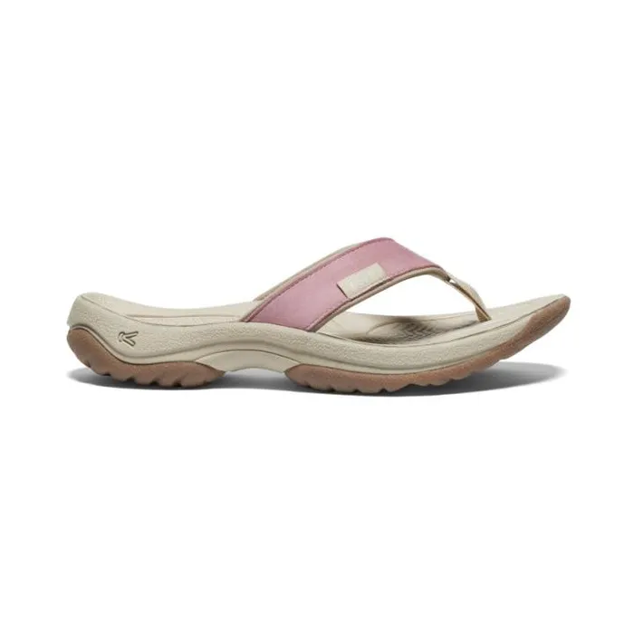 Kona Flip Nostalgia RosePlaza Taupe Leather FlipFlop Women KEEN SlipOns