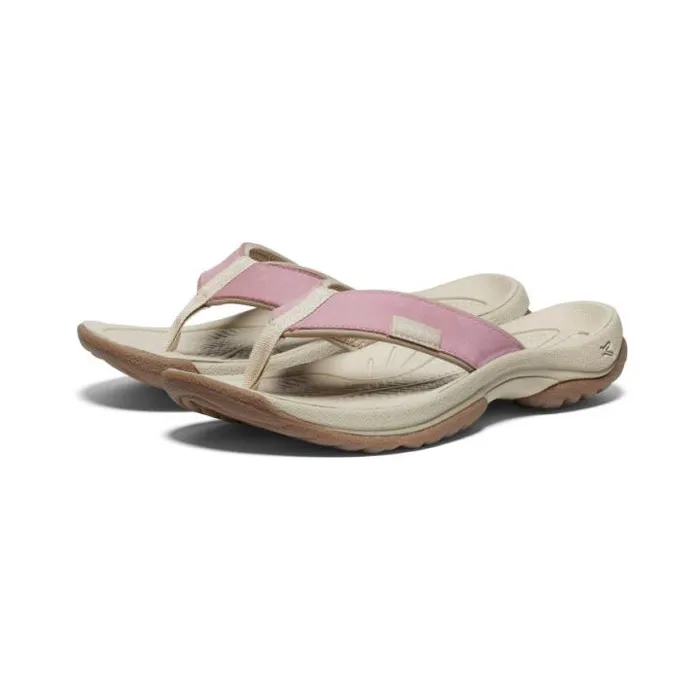 Kona Flip Nostalgia RosePlaza Taupe Leather FlipFlop Women KEEN SlipOns