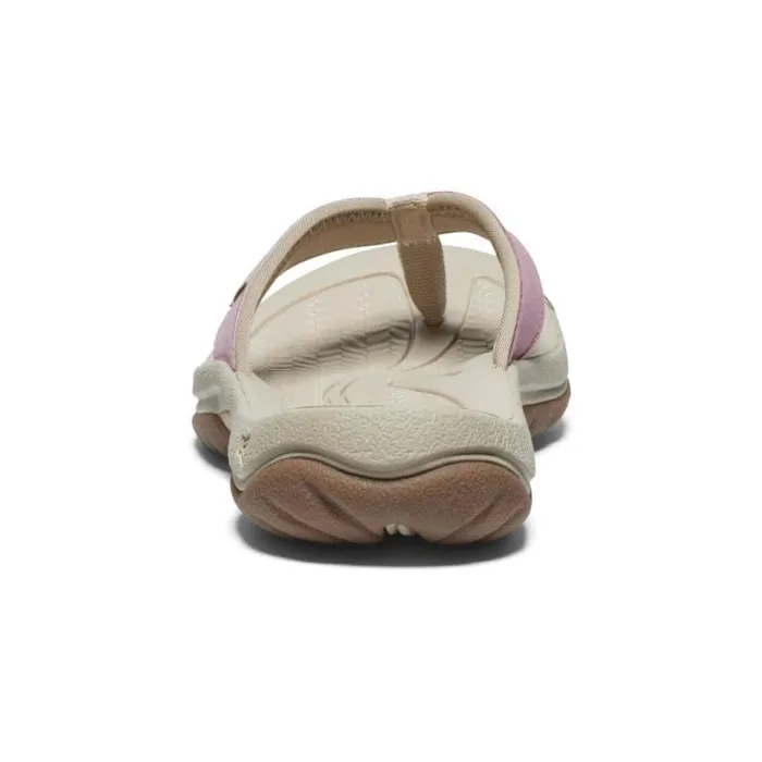 Kona Flip Nostalgia RosePlaza Taupe Leather FlipFlop Women KEEN SlipOns